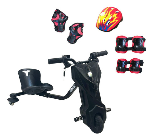 Drift Triciclo Elétrico 120w Importway Infantil Kit Proteção