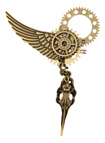 Broche Steampunk Para Solapa Con Insignia, Pin Gótico Para