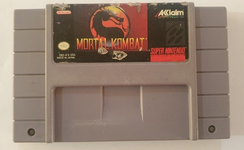 Mortal Kombat Snes Original 