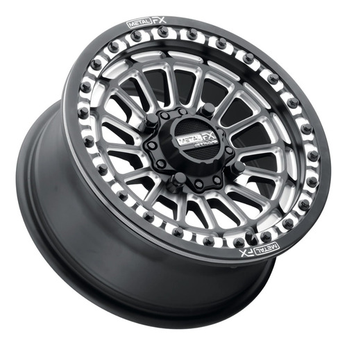 Rin Delta Beadlock Satinado Contrast Cut 15x7-4x156 Metal Fx