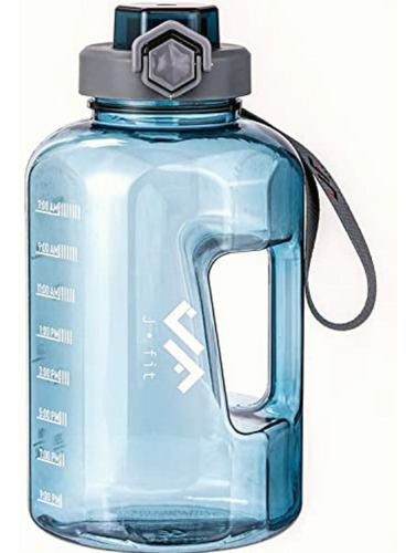 Jfit Botella De Agua De Plástico, 45 Onzas, Azul