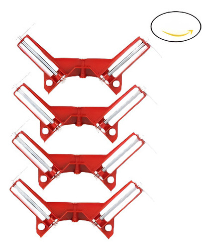 4pcs 3  Escuadra Inglete Esquina Marco Abrazadera Soporte Ma