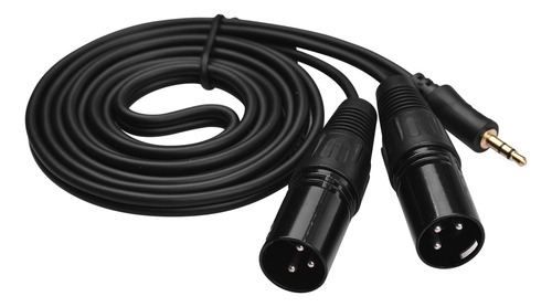 Cable Xlr Doble Macho De 3,5 Mm A Xlr Doble De 1/8 Pulgadas