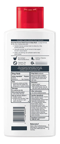 Eucerin Eczema Relief Cream Body Wash 400ml