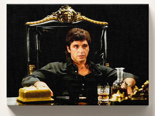 Cuadro Canva Tony Montana 120x80 (matte/glossy)