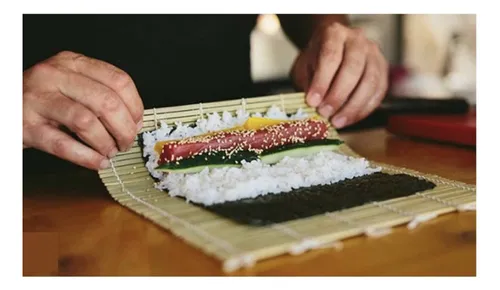 Pack De 6 Estirillas De Bamboo Para Preparar Sushi