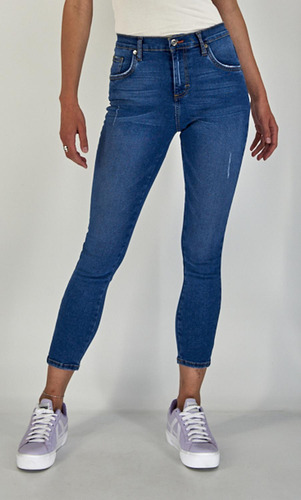 Jeans Casual Lee Mujer Cintura Extra Alta R40