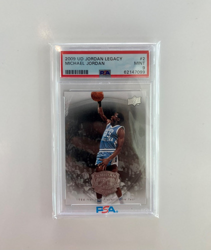 Tarjeta Michael Jordan Upper Deck 2009 Certificada Psa 9