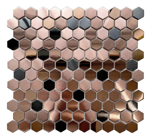 Azulejo Mosaico Bronce
