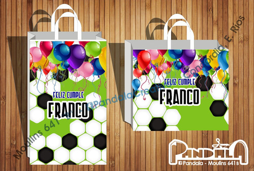 Bolsitas Para Sorpresitas Futbol X 10