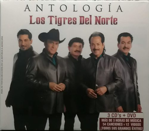 Los Tigres Del Norte - Antología 3 Cd + Dvd