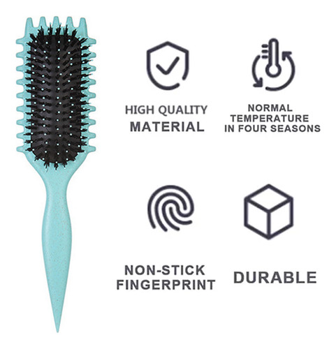 Pincel Bounce Curl Cepillo,define Style Rizado Peine