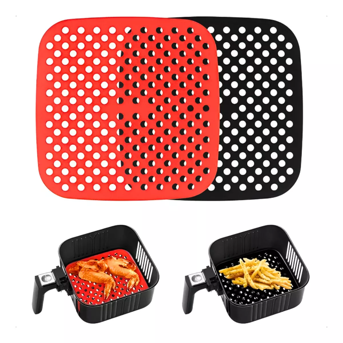 Terceira imagem para pesquisa de protetor silicone air fryer