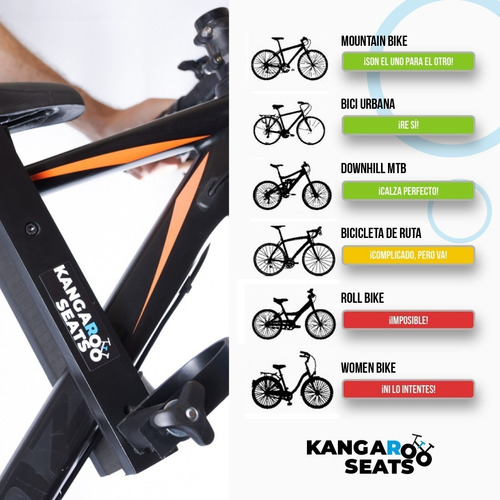 Sillita Silla Bebe Niño Kangaroo Seats Motoscba