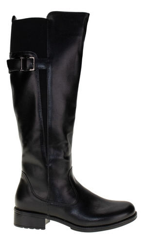 Bota Feminina Mooncity Montaria Cano Alto 72114 Pto