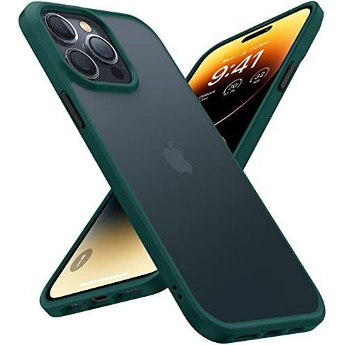 Funda Protectora Para iPhone 14 Pro Color Verde Delgada Lisa