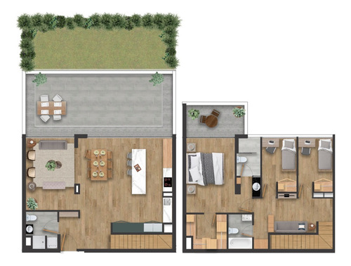 Nuevos Y Modernos Deptos. 70 M2 / 2d / 2b / Manquehue Norte