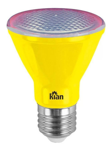 Lâmpada led Kian Kit 3 lampada led decor par20 6w amarelo bivolt e27 kian 6W 220V