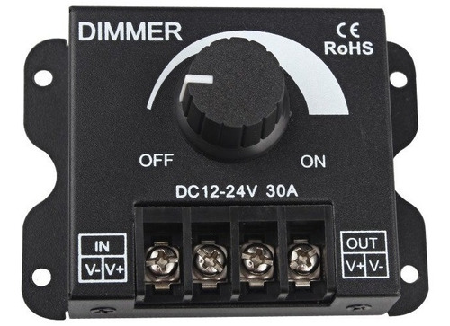 Dimmers Led Electrónica 12v 30a Controlador De Intensidad