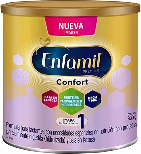 Leche de fórmula en polvo Mead Johnson Enfamil Premium Confort 1 en lata de  800g - 0 a 12 meses