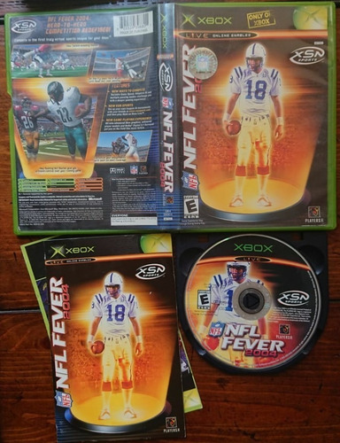 Nfl Fever 2004 - Xbox + Usado (Usado)