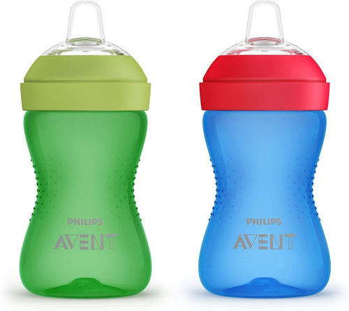 Philips Avent 2 Vasos De 300ml 9m+ Boquilla My Grippy Azulve