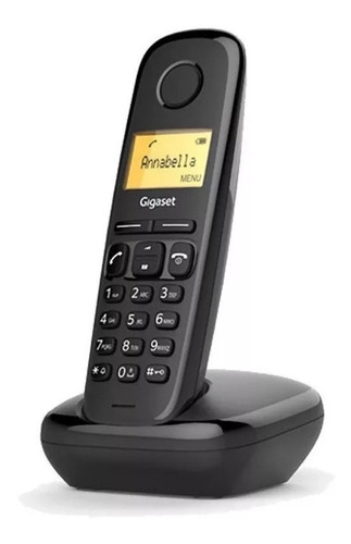 Teléfono Gigaset A170 inalámbrico - color negro
