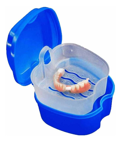 Caja Para Dentadura, Contenedor De Prótesis Dental