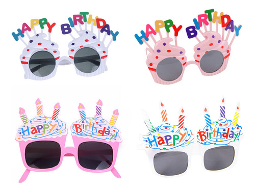 Gafas Creativas Para Fiesta De Cumpleaños, 4 Unidades, Diver