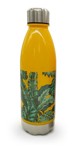 Imagen 2 de 10 de Botella Estampada Plastico Y Acero Skora 700ml Tapa Rosca