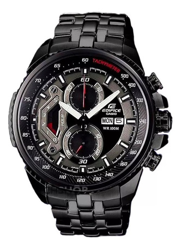 Reloj Casio Edifice Ef 558bk 1av - 100% Nuevo Original 2023