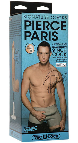 Dildo Grande Realista Doc Johnson Pierce Paris Con Ventosa Color Crema