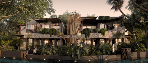 Departamento En Venta En Tulum, Quintana Roo, Siwá Élevé, Jungle Con Alberca Privada