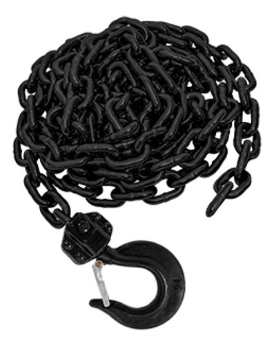 Cadena De Carga Resistente Grado 80, 10x30mm, 10m, Gancho 3t