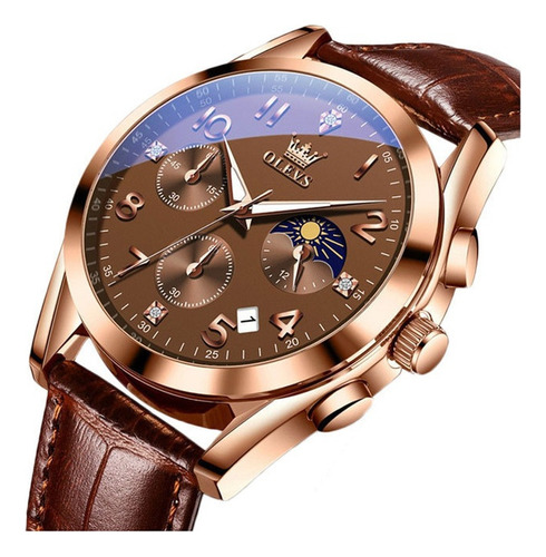 Relojes Olevs Quartz Luminous Chronograph