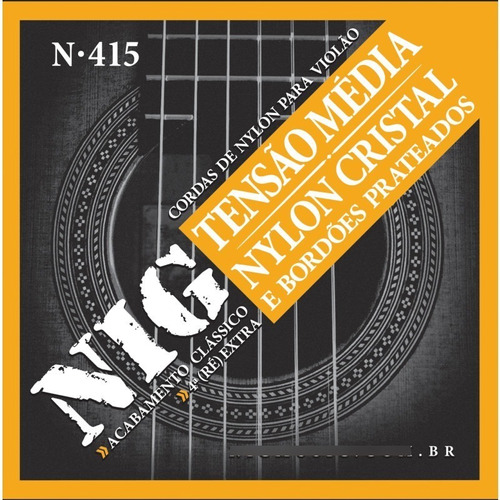 Cuerdas Para Guitarra Clásica Nylon Nig N-415