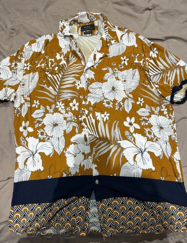 5 Camisas Zara Pull & Bear Floreadas Tropical Impecables !!!