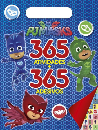 Pj Masks Prancheta 365 Atividades + 365 Adesivos, de  On Line a. Editora IBC - Instituto Brasileiro de Cultura Ltda, capa mole em português, 2020
