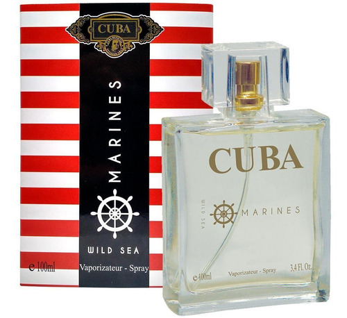 Perfume Cuba Masculino Marines Edp 100ml Lançamento Original