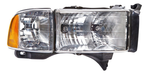 Headlightsdepot Faro Delantero Para Dodge Ram Sport Modelo