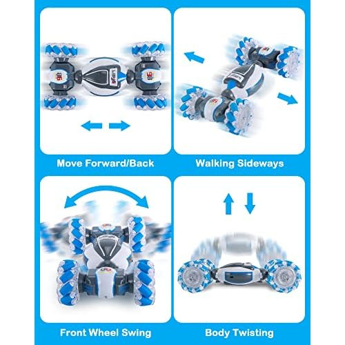 Gesture Sensing Rc Stunt Car Niños De 6 12 Años Regal...