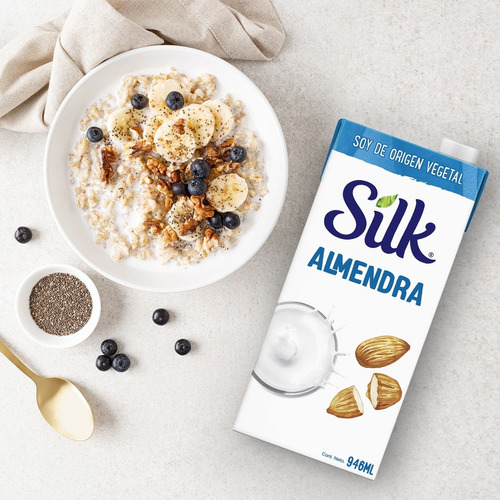 Six Pack Leche Silk Almendra Original 946 Ml