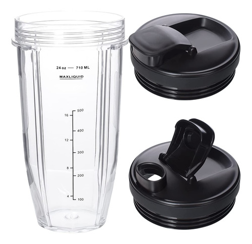 Replacement 24oz Blender Cup For Ninja Bn751 Bn801 Bn800 Bl4