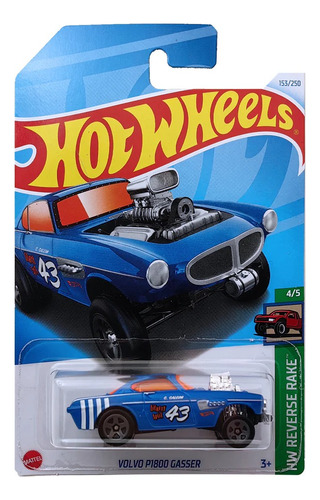 Hot Wheels Volvo P1800 Gasser Reverse Rake Mini Lote H 2024