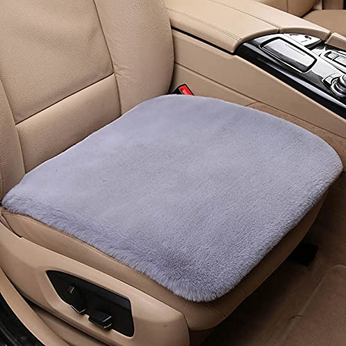 Universal Fit Fuzzy Faux Wool Auto Front &amp; Back Seat Pa1