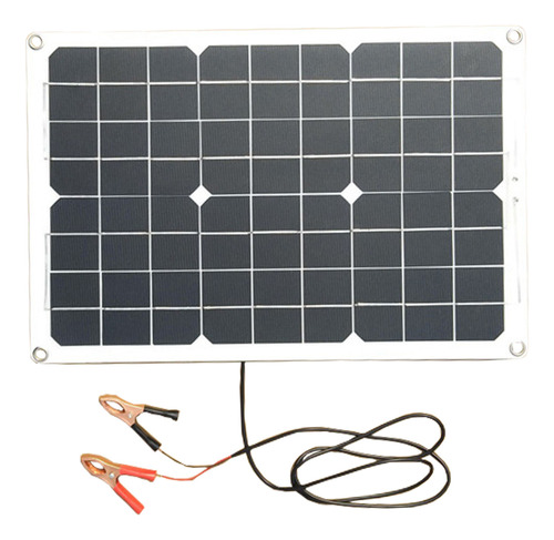 Panel Solar 420x280x2.5mm 18v 20w Impermeable De Alta Eficie