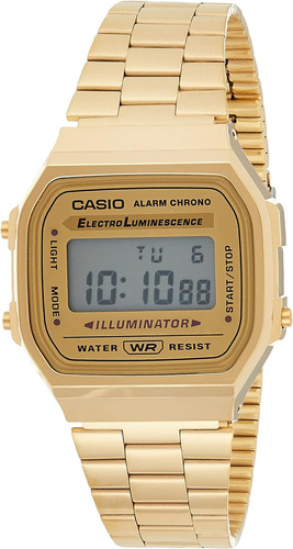 Reloj Collection Unisex Casio A168wg-9wdf, Dorado