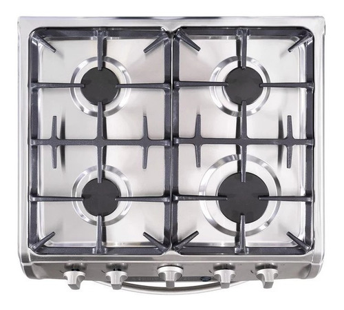 Imagen 2 de 4 de Estufa Haceb 60-VF gas natural 4 quemadores inoxidable 120V puerta con visor