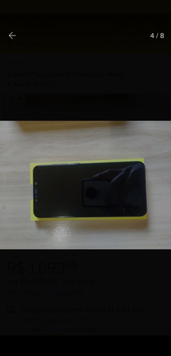 Xiaomi Pocophone F1 Dual Sim 64 Gb Graphite Black 6 Gb Ram