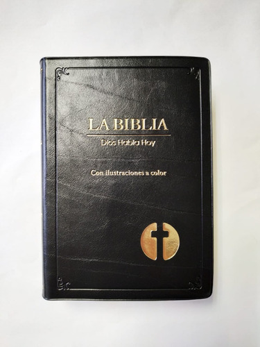 Biblia Mediana Deuterocanónicos Dhh Vinil Negro,